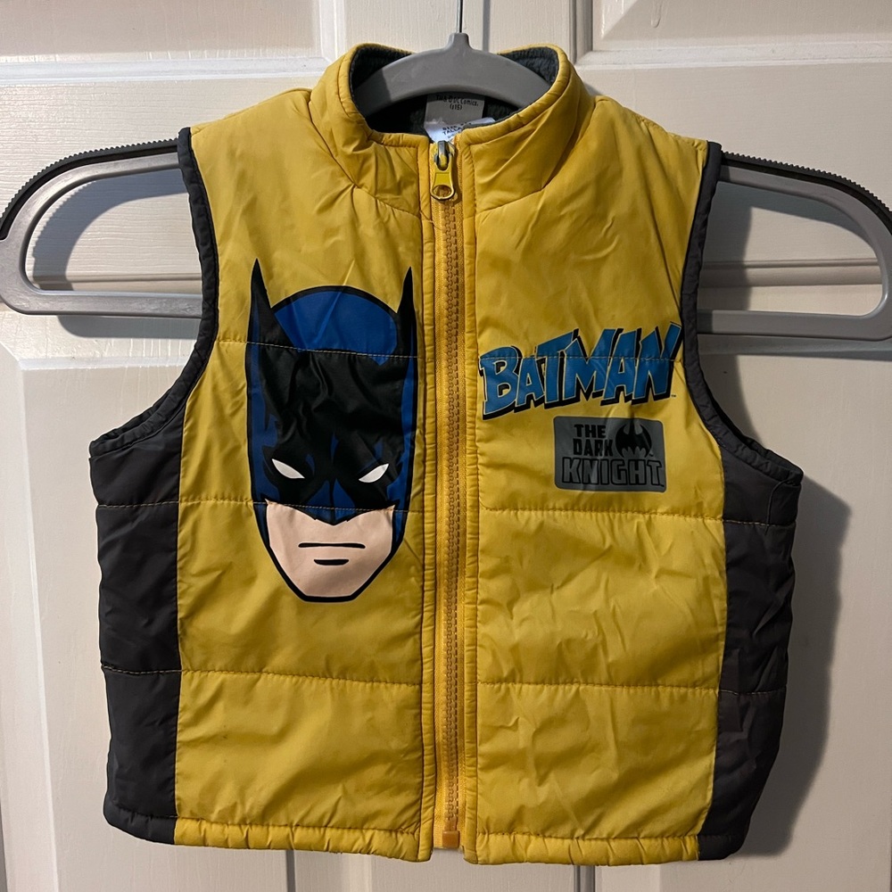 Vintage Batman The Dark Knight Toddler Vest - 2T - DC Comics